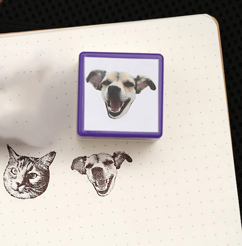 Custom-Made Pet Portrait Stamp DIY For Dog Figure Seal Personalized Cat Doggy Customized Memento Chapter