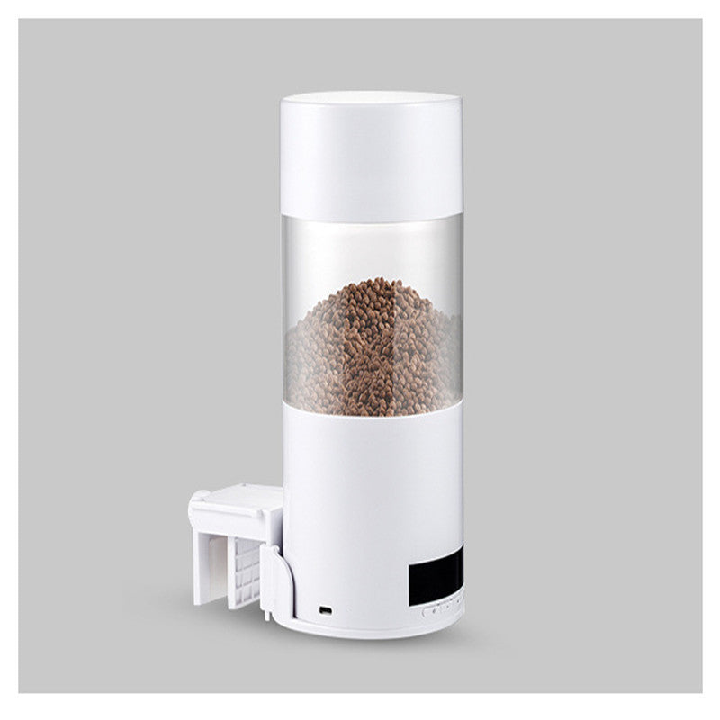 Aquarium tank automatic fish feeder Fish feeder with LCD display Smart aquarium feeder