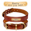 PetsWage™ Custom Premium Genuine Leather Collar for pets