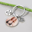 Custom Pet Photo Mini Heart Keychain- Carry Your Beloved Pet's Memory Everywhere! Personalized Dog and Cat Picture Image Portrait Memory Remembrance Keyring with Heart Shaped Charm