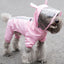 Dog raincoat Rain-resistant pet clothing Reflective dog raincoat Dog raincoat with leash hole Dog raincoat with sleeves