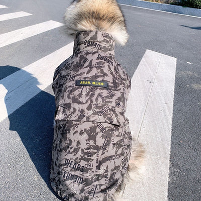 Vêtements de camouflage extérieurs personnalisés pour animaux de compagnie