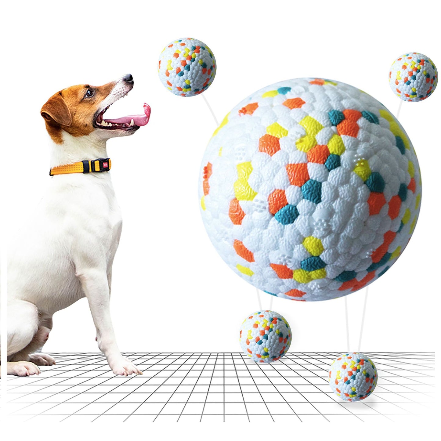 Dog Dental Care Chewing Ball Toy - Healthy Teeth, Happy Pup! High-Elasticity  Bite Resistant Tooth & Molar Cleaning Dog & Pup Interactive Throw Catch Chew Bounce Ball Toy