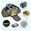 Carrier For Cat Pet Airline Approved Expandable Foldable Soft Dog Carrier Opened Doors Reflective Tapes Cat Travel Bag - PetsWage