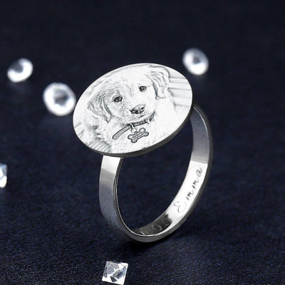 PetsWage™ Customize Pet 925 Silver Rings