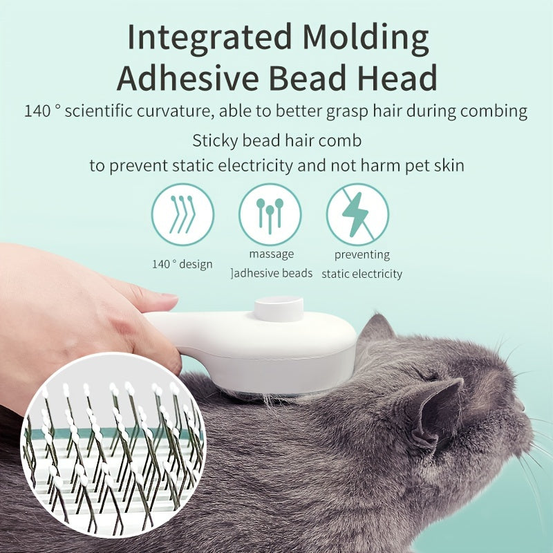 Pet Hair Remover Brush UVC Sterilization Shedding And Grooming Slicker Needle Comb - PetsWage