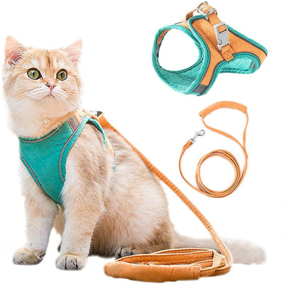 PetsWage™ Luminous, Secure Cat Harness and Leash Set