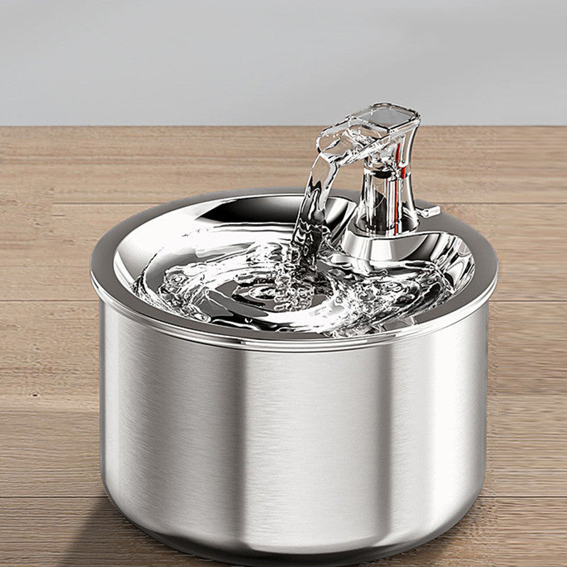 PetsWage™ All Stainless Steel Automatic Over-circulating Water Dispenser