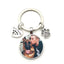 Custom Pet Photo Mini Heart Keychain- Carry Your Beloved Pet's Memory Everywhere! Personalized Dog and Cat Picture Image Portrait Memory Remembrance Keyring with Heart Shaped Charm