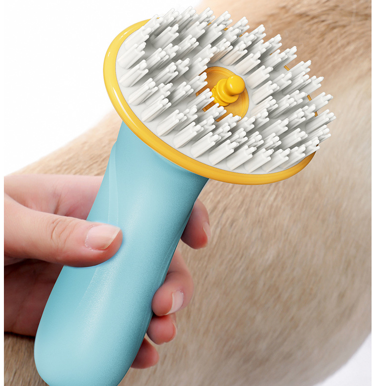 New Hand-held Pet Bath Brush Bath Brush Cleaning Pet Shower Hair Grooming Cmob Dog Cleaning Tool Pet Supplies - PetsWage