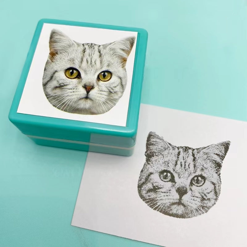 Custom-Made Pet Portrait Stamp DIY For Dog Figure Seal Personalized Cat Doggy Customized Memento Chapter