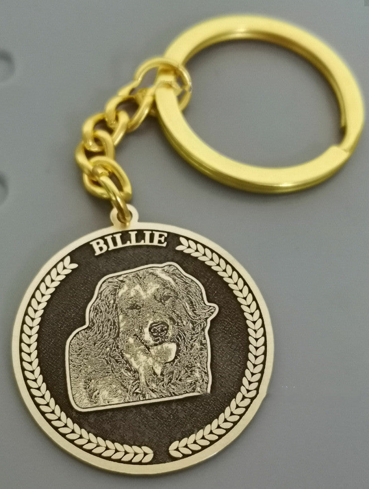 Customized Pet Photo Necklace Pure Silver or Titanium Steel - A Timeless Tribute to Your Beloved Companion! Durable Quality Wearable Tribute Cat & Dog Personalized Pendant Necklace Jewelry