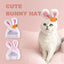 Plush Cartoon Cat Dog Rabbit Ears Cute Easter Decoration Hat Head Cover Pets Products - PetsWage