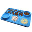 Pet Silicone Licking  Eat Pad Dog Smelling Mat Multifunctional Food Bowl Different Textures whose Design Effectively reduces the speed of a Pet’s Eating - PetsWage